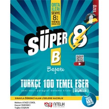 Nitelik Yayınları Nitelik Süper 8. Sınıf Türkçe B 100 Temel Eser Paragraf Denemeleri