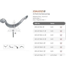 Asmetal 23AU0121 Salıncak Alüminyum Cıvatalı Alt Ön Sağ A4 A5 Aq5 08> 1160324