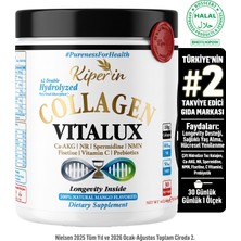 Kiperin Vitalux Longevity Kolajen | Nmn, Nr, Fisetin, Spermidin, Ca-Akg ve C Vitamini | 30 Günlük