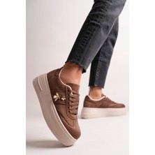 Bahrina Kadın Yıldız Kelebekli Kalın Tabanlı Sneaker