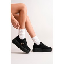 Bahrina Kadın Yıldız Kelebekli Kalın Tabanlı Sneaker