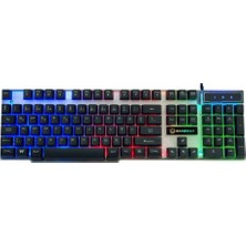 Frisby Frısby FK-G508QU Multimedya Q USB Siyah Kablolu Gamıng Klavye
