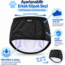 Oya Pet Erkek Köpek Bezi – Ayarlanabilir Bel Bandı Modeli
