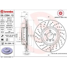 Brembo 09C39413 Fren Diski Ön Kompozit Bmw 34106797603