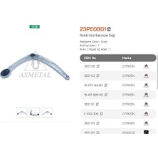 Asmetal 23PE0801 Salıncak Partner 08> P307 C4 Dfm Succe Sağ (Rotılsız)