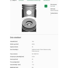 Goetze 87-140007-00 Piston Discovery Iı 2.5 Td5 84.95 mm 8714000700