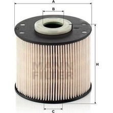 Mann PU927X Mazot Filtre Elemanı P3008 Expert Iıı Rcz P308 P508 P807 P407 P5008 Jumpy Iıı C4 Iı Ds4