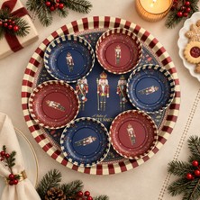 Sarkap Home 34 cm Nutcracker ve 10X3,2 cm 6'lı Çerezlik Seti