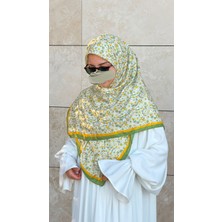Qalortex Scarf Meyra Desen B.boy Eşarp - Yesil