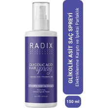 Radix Radıx  Glikolik Asit Içerikli Pürüzsüzleştirici, Elektriklenme Karşıtı ve Parlaklık Veren Saç Bakım Spreyi 150 ml