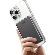 Xo PR296 10000 Mah 22.5W Magsafe Uyumlu Manyetik Hızlı Şarj Metal Powerbank