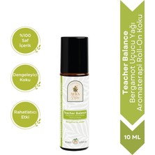 Sera Natura Teacher Balance Bergamot Uçucu Yağı Aromaterapi Roll-On Koku 10 ml – Dengeleyici & Rahatlatıcı