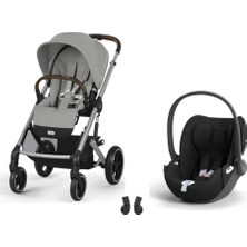 Cybex Balios S Lux Travel Sistem | Silver Stone Grey & Cloud T Sephia Black