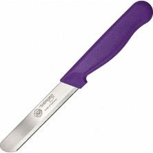 Dinç Kitchen Tırtıklı Sebze Doğrama Bıçağı 11 cm Mor Sebze Doğrama Bıçağı 10 cm