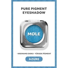 MQLE Pure Pigment Krem Göz Farı Islak Görünümlü Metalik Işıltılı Tekli Far Azure Q26