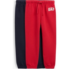 Gap Erkek Bebek Kırmızı Relaxed Pull-On Logo Jogger Eşofman Altı (2'li)