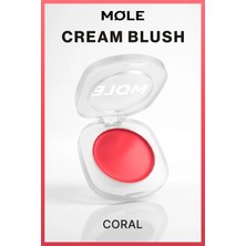 MQLE Velvet Blush Mercan Krem Allık Cream To Powder Mat Pudramsı Bitiş 06 Coral