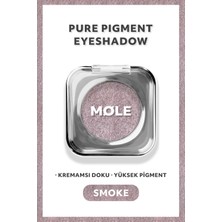 MQLE Pure Pigment Krem Göz Farı Islak Görünümlü Metalik Işıltılı Tekli Far Smoke Q37