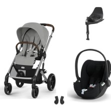 Cybex Balios S Lux Travel Sistem | Silver Stone Grey & Cloud T Plus Bazalı Sephia Black