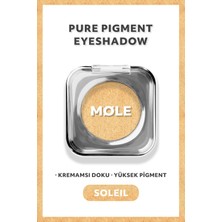 MQLE Pure Pigment Krem Göz Farı Islak Görünümlü Metalik Işıltılı Tekli Far Soleıl Q73