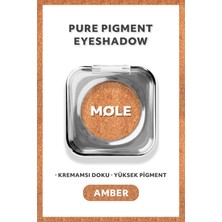 MQLE Pure Pigment Krem Göz Farı Islak Görünümlü Metalik Işıltılı Tekli Far Amber Q75