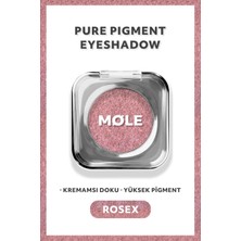 MQLE Pure Pigment Krem Göz Farı Islak Görünümlü Metalik Işıltılı Tekli Far Rosex Q39