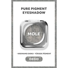MQLE Pure Pigment Krem Göz Farı Islak Görünümlü Metalik Işıltılı Tekli Far Obsıd Q48