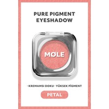 MQLE Pure Pigment Krem Göz Farı Islak Görünümlü Metalik Işıltılı Tekli Far Petal Q33