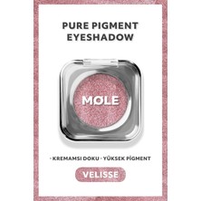MQLE Pure Pigment Krem Göz Farı Islak Görünümlü Metalik Işıltılı Tekli Far Velısse Q87