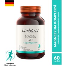 Barbaris Magna Gts 60 Tablet Magnezyum ve Vitamin D İçeren Besin Takviyesi Almanya Menşeli