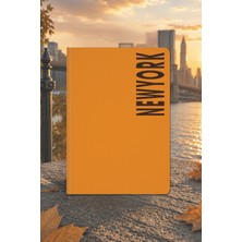 Le Color City Colleciton Ciltli Keten Defter Çizgili Newyork 15X21 cm
