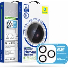 Blueo 99 Hd iPhone 18 Pro / 18 Pro Max Uyumlu Uygulama Aparatlı Ar Yansıma Önleyici  Kamera Lens Koruyucu