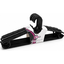 Shopwave 240 Adet Siyah Elbise Askısı Plastik 24X10PCS (5047)
