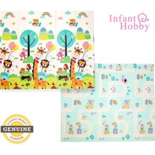 Infant Hobby Dream İt Katlanabilir Çift Taraflı  Oyun Matı  Oyun Halısı180X160X1 CM