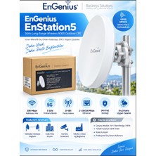 Engenius Enstation5 5ghz N300 300MBPS 19DBI Outdoor Cpe Uzun Menzilli Kablosuz Köprü
