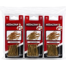 Shopwave 180 Adet 3X50 12X15PCS Sarı Tp Çelik Tel Çivi (5047)