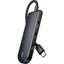 Mcdodo HU-1430 5 In 1 Type-C Çoklayıcı (Usb3.0x1+Usb2.0x2+Sd/tf Card Slotx1)- Gri
