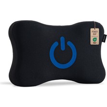 Viscotex Visco Kamp Yastığı Power Nap, 50X30X10 Cm, Siyah