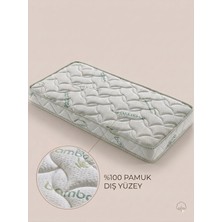 Piar Home 10 cm Bamboo  Bebek ve Çocuk Yatak Park Yatak Beşik Yatak Anne Yanı Ortopedik Yatak Tüm Ölçüler