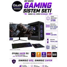 Özlen X89 RYZEN 7 5700 RTX 5060 8GB 16GB RAM 1TB M.2 SSD 24'' Full HD 200Hz Oyuncu Bilgisayarı