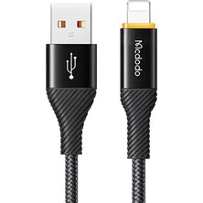 Mcdodo CA-2370 Lightning Power Off Hızlı Data/şarj Kablosu 1.2m-Siyah