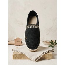Orifkozmo %100 El Yapımı El Örgüsü Erkek Espadril & Hafif Casual Yazlık Ayakkabı