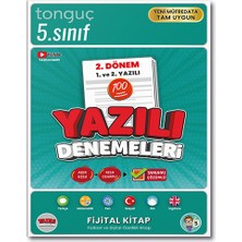 Anla Kazan Yayınları Tonguç 5. Sınıf Tüm Dersler 2. Dönem 1. Yazılı ve 2. Yazılı Denemeleri Tonguç Akademi