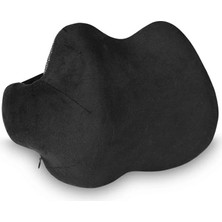 Viscotex Visco Ergonomik Bel Destek Yastığı, Ofis, Ev, Araba ve Seyahat Için Ergonomik Sırt Yastığı,46 x 29 x 20 cm Siyah Hafızalı Köpük ile Ofis ve Seyahat İçin