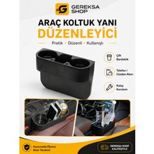 Gereksa Shop Oto Cup Oto Araç Araba Içi Bardak Tutucu Içecek Tutacağı Bardaklık