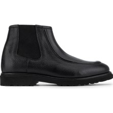 Tamer Tanca Erkek Hakiki Deri Siyah Casual Bot 537 3899 Erk Bot SK26-27 Sıyah