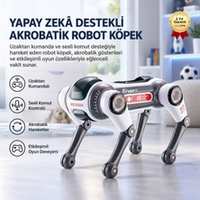 Hızlı Store Uzaktan Kumandalı Yapay Zekâ Ses Kontrollü Akrobatik Robot Köpek Oyuncak
