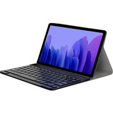 Microcase Bluetooth Klavyeli Standlı Kılıf - BKK4 2020 10.4 Model Samsung Galaxy Tab A7 T500 T505 T507 Siyah