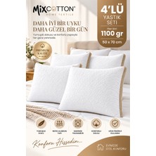 4 Adet Maxi Klimalı Silikon YASTIK-1100 GR-50X70 cm