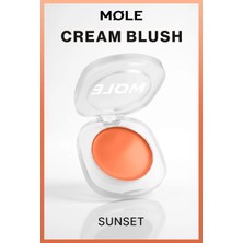 MQLE Velvet Blush Turuncu Krem Allık Cream To Powder Mat Pudramsı Bitiş 04 Sunset